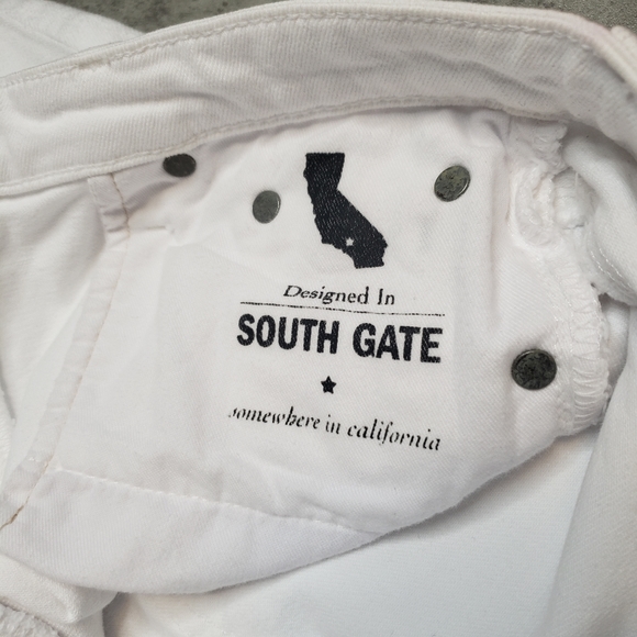 Anthropologie AG White High Rise Cropped Jeans - Picture 7 of 12